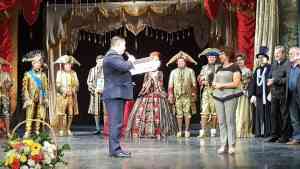 Приветствие самарского академического театра драмы на Рыбаковском фестивале